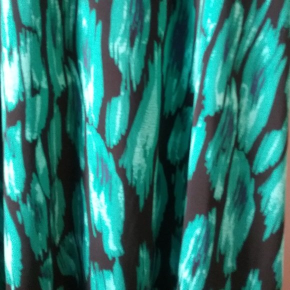 🌞 Apt 9 Green & Black A-line Dress | Small - Picture 5 of 14